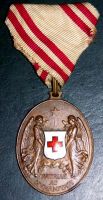 EHRENMEDAILLE BRONZE vom ROTEN KREUZ ohne Kriegsdekoration